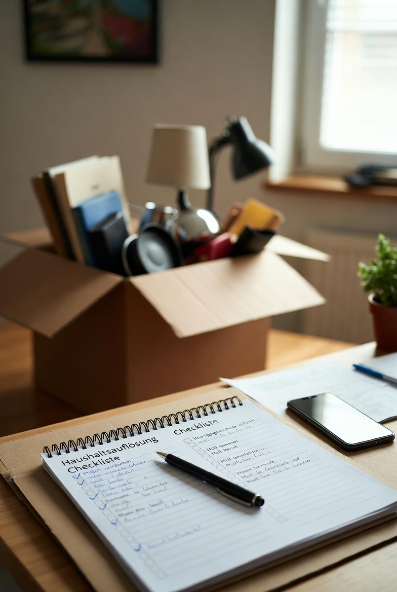 Checkliste zur Haushaltsauflösung